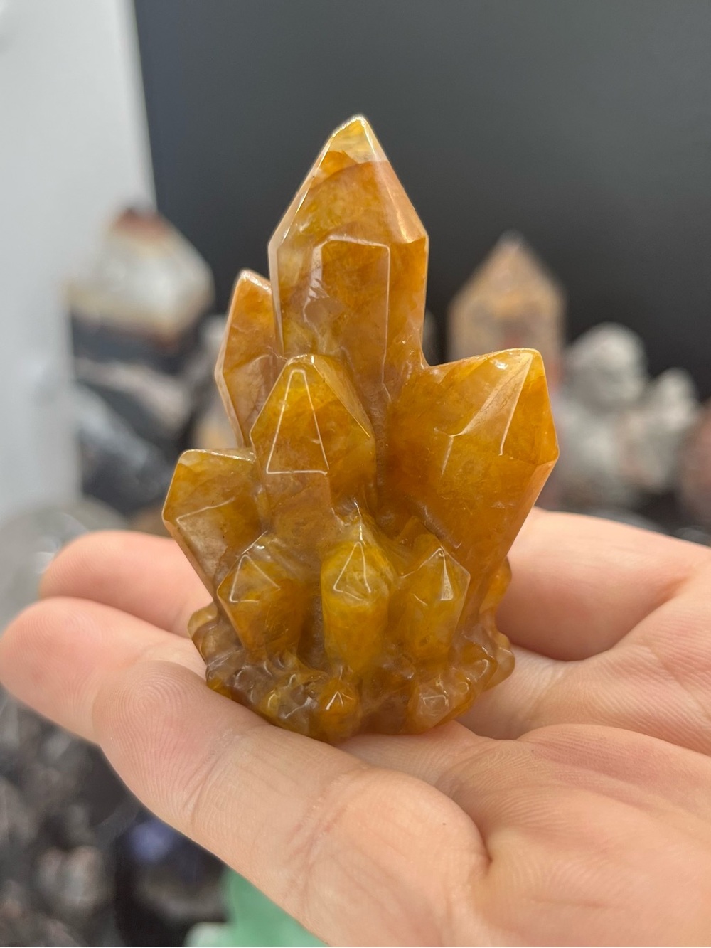 Crystal Cluster Carving